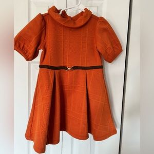 Perfect Fall Toddler Dress for family photos, holidays, school pictures and more